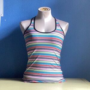 Multi colored Lululemon racerback tank top